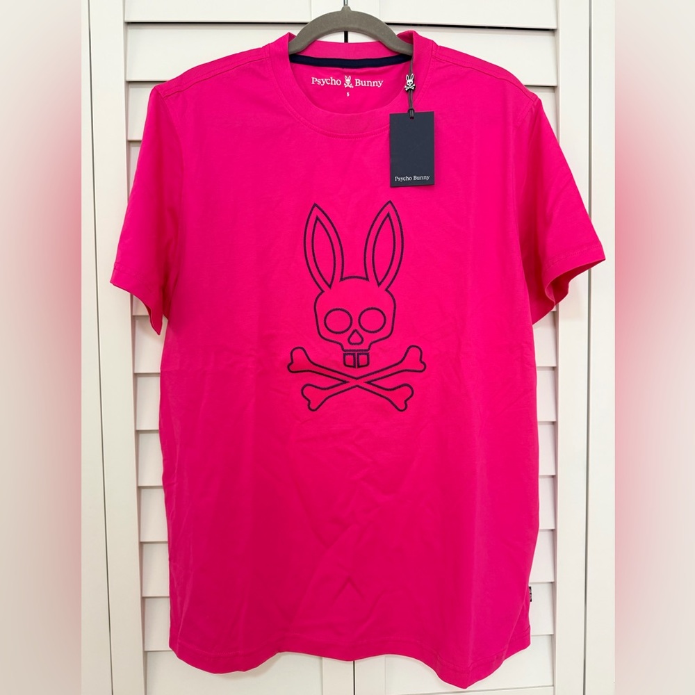 Psycho Bunny Vibrant Pink Ashton Tee